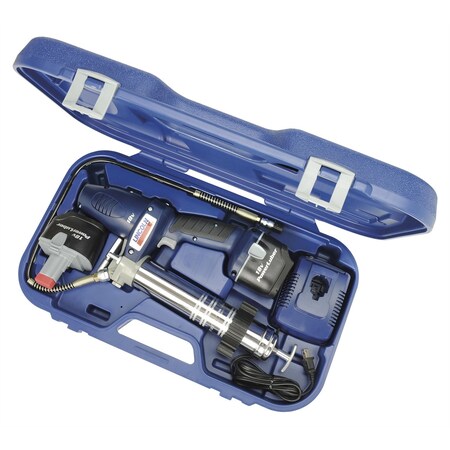 Lincoln Industrial 18V Cordless Grease Gun with 2 PowerLuber Batteries 1844
